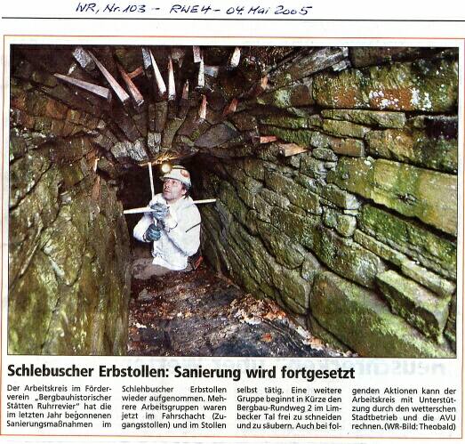 WR, 04[1].05.05, Schleb. Erbstollen, Fahrschacht-Sanierung, Sig2.jpg