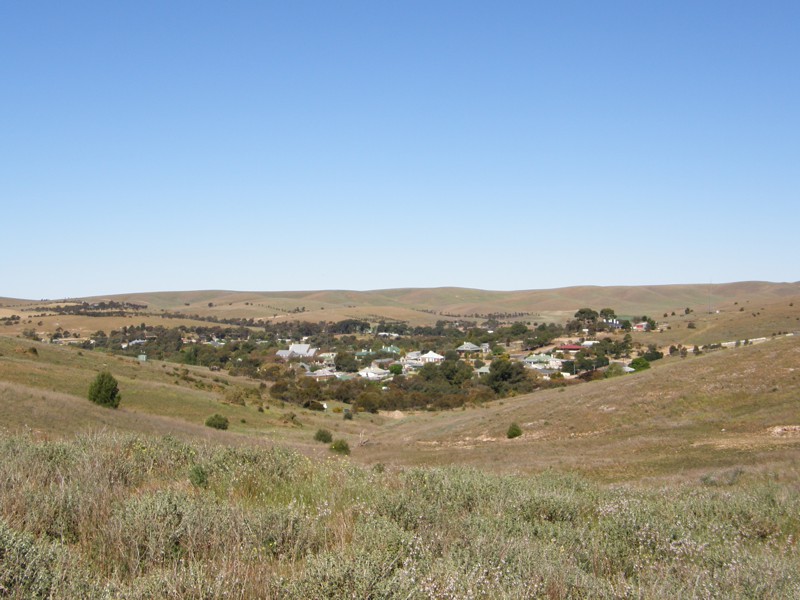 Blick nach Burra von der Grube