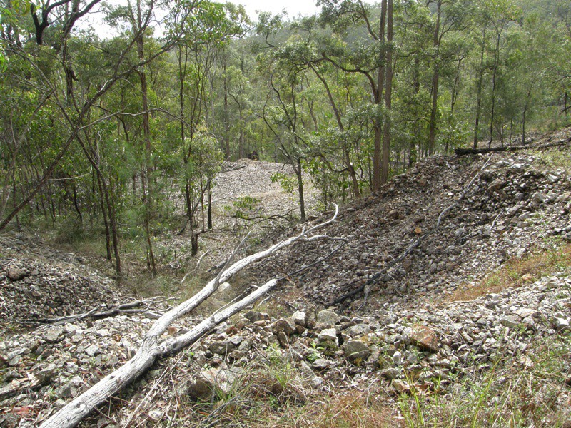 Haldenlandschaft bei Herberton