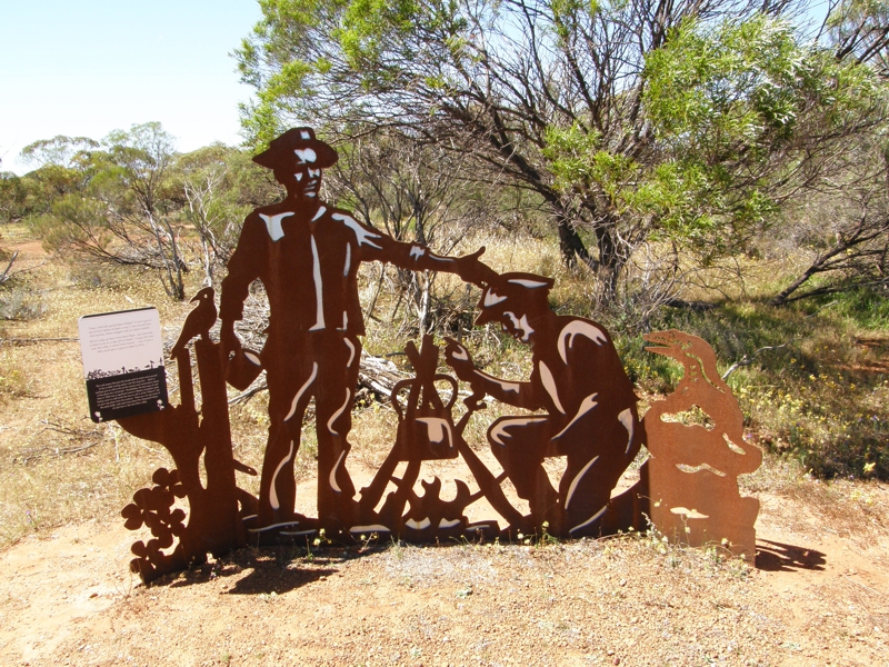 Bergleute im Coal Seam National Park