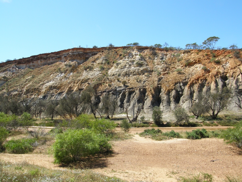 Coal Seam National Park - angeschnittene Kohlefuehrende Schichten.